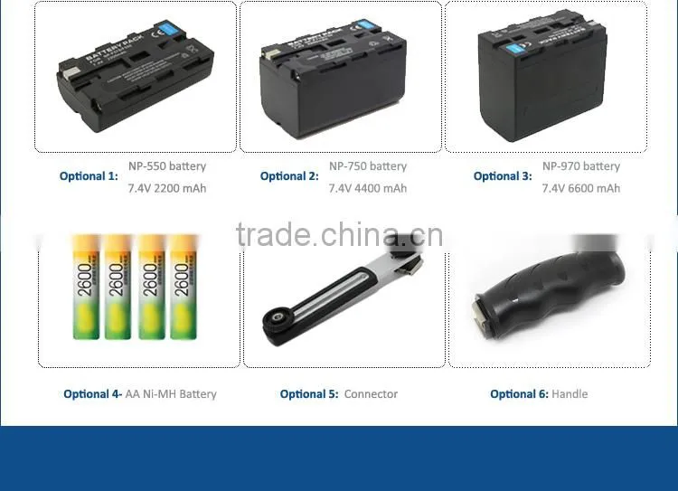 Wholesale photography accessory 160 led video lamp camera led light from Shenzhen factory