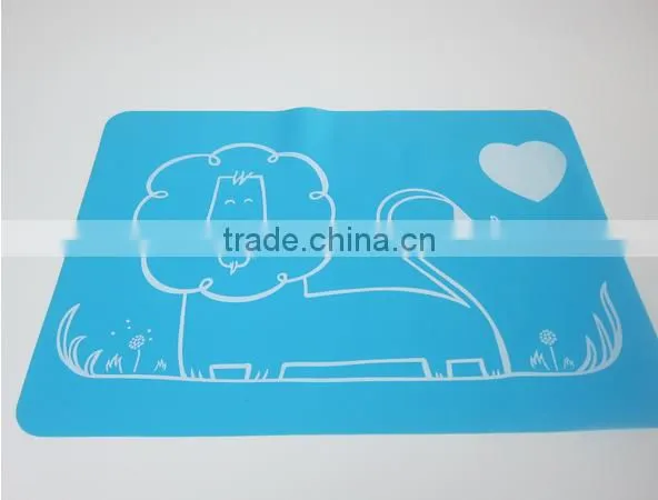 Custom Silicone Baby Placemat Kids Silicone Placemat