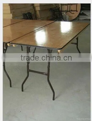 folding half round wood table