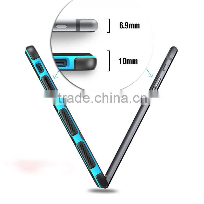 Wholesale Shock Resistant Slim Armor Cell Phone Cover For Iphone 6 Hybrid Case