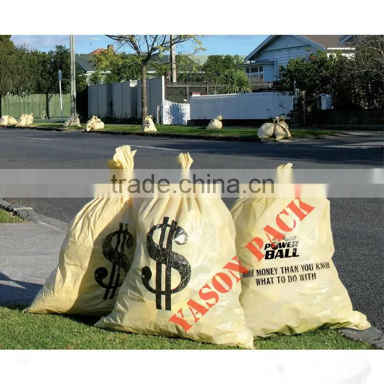 Yason outdoor leaf bag trash bag colorful leaf bag garbage bag