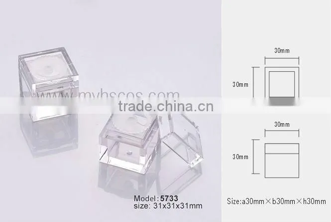 square cosmetic bottle