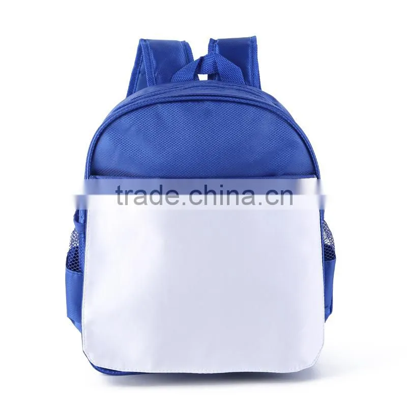 2015 new design child school bag for dye sublimation printing
