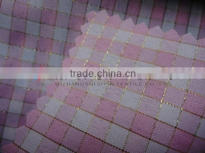 polyester Yarn Dyed Checked Fabric