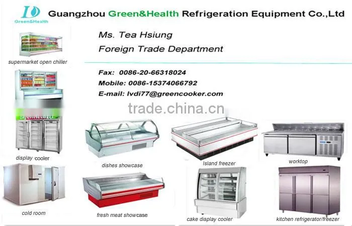 Sushi display refrigerator countertop sushi showcase