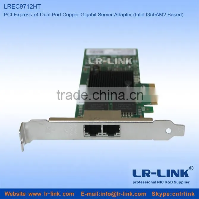 Intel i350 Chipset Dual Port PCIe Network Card Compatible I350-T2