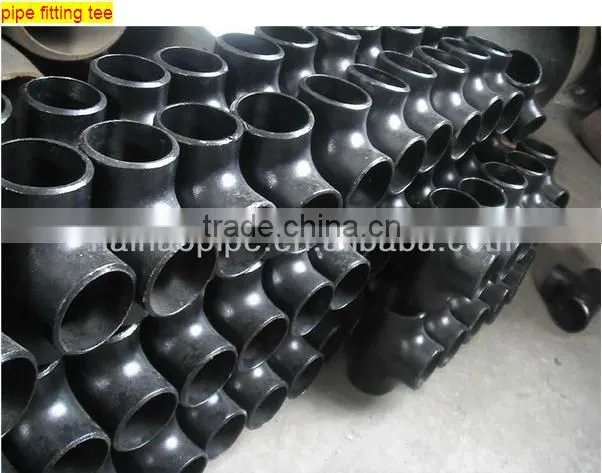 Hot Sale asme a105 carbon steel/stainless steel pipe fitting flange equal tee
