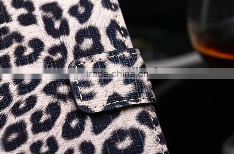 2014 New product Hot selling leopard Wallet phone case for galaxy s5,case for samsung galaxy s5