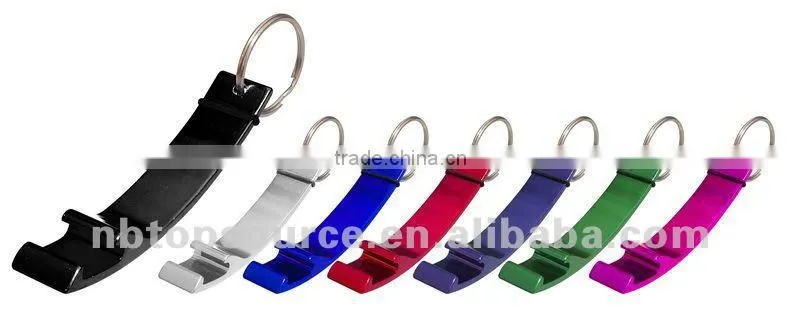 Hot Sale Mini Cheap Aluminum Colorful Shape Carabiner with Bottle Opener for promotion