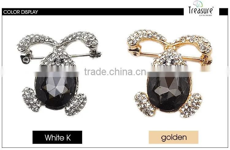 New product fashion wood brooch Saudi Gold Jewelry Ring