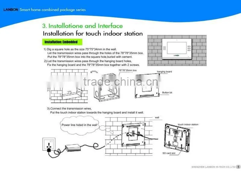 Wholesale IP door phone system/Video Intercom System for Villa