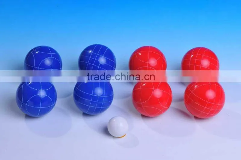 High quality resin material sport game bocce ball sets