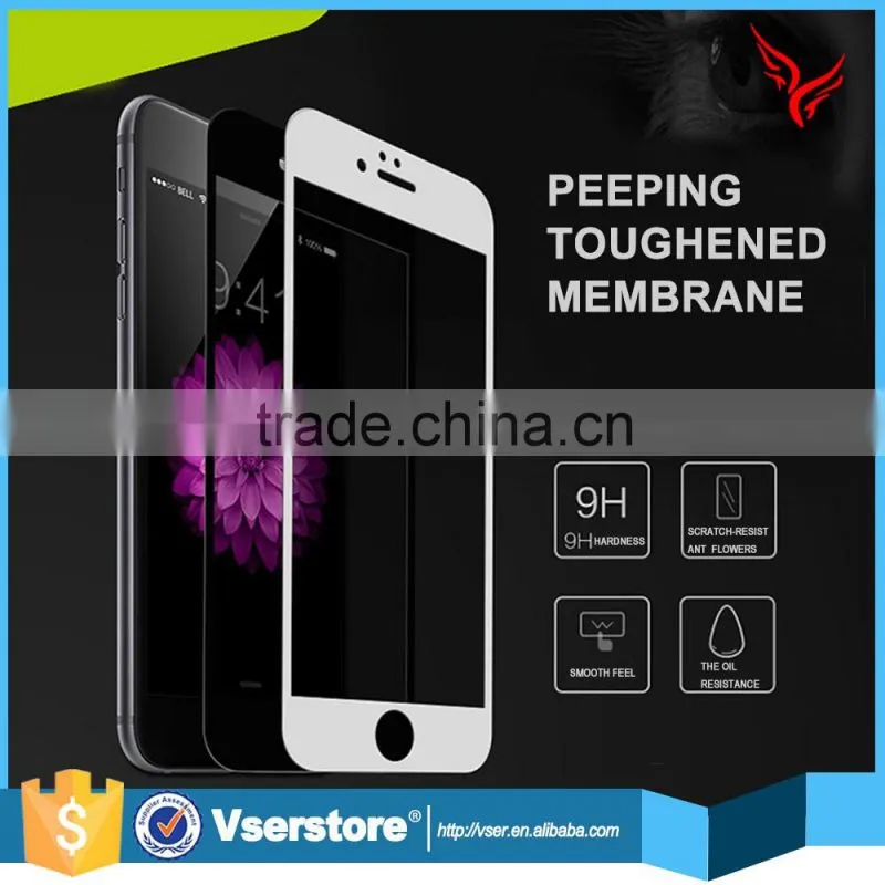 Cell phone tempered glass for iphone 5 5s tempered privacy glass screen