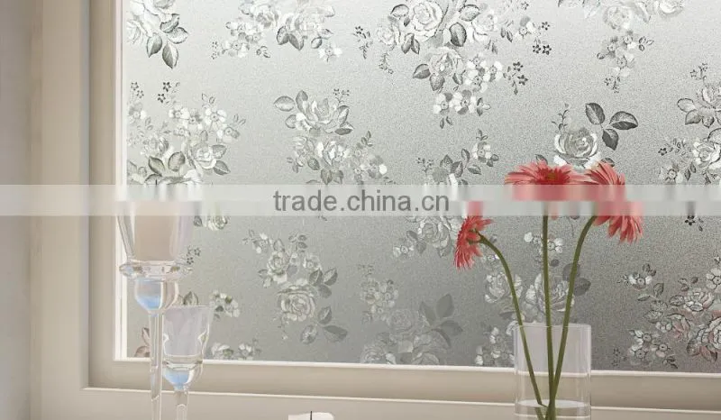 One way vision window tint film decorative static cling window film