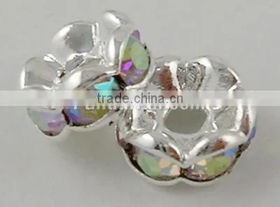Fashion Jewelry Beads, Rhinestone Beads(RSB037NFG)