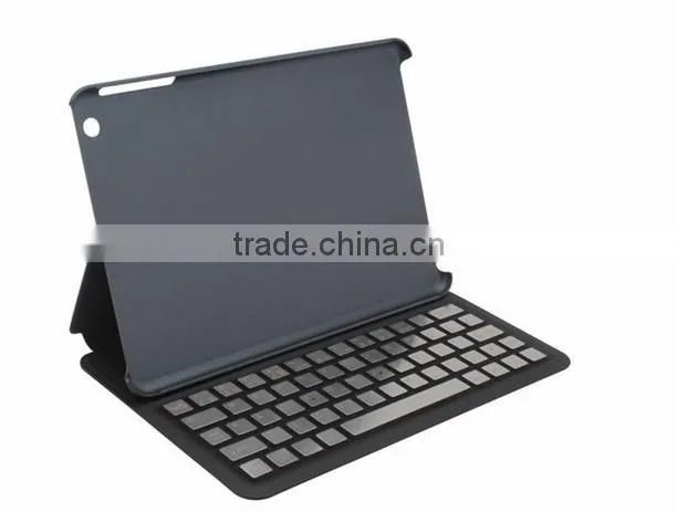 Ultra-thin Bluetooth Keyboard with Leather Cover Case for iPad Mini
