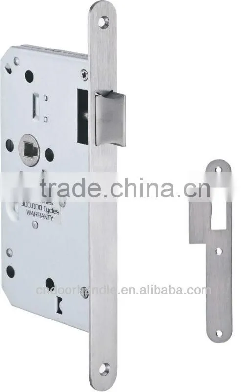 Wholesale price high security standard door lock mechanism parts, stainless steel mortise door lock body