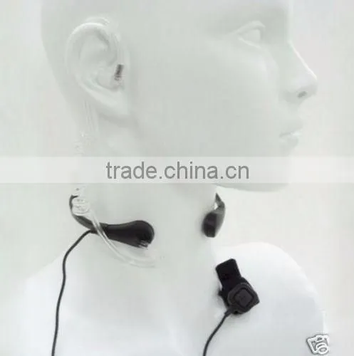 Throat Microphone Vibration earphone Headset For Two Way Radio BaoFeng UV-5R