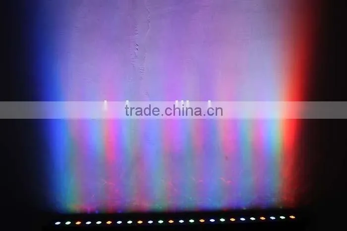 CE&RoHs Certificate Excellent Color Mixing LED Bar 24*0.75W RGB Wall Washer LED Light