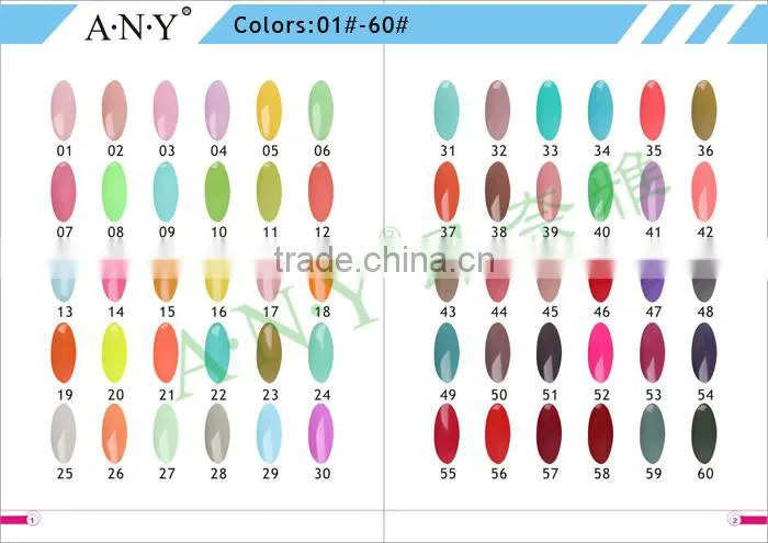 ANY Hot Selling Pure Colour UV Nail Gel Lacquer Polish Long Lasting Glaze UV Gel Nail Polish 120 Colors 12ML 30#