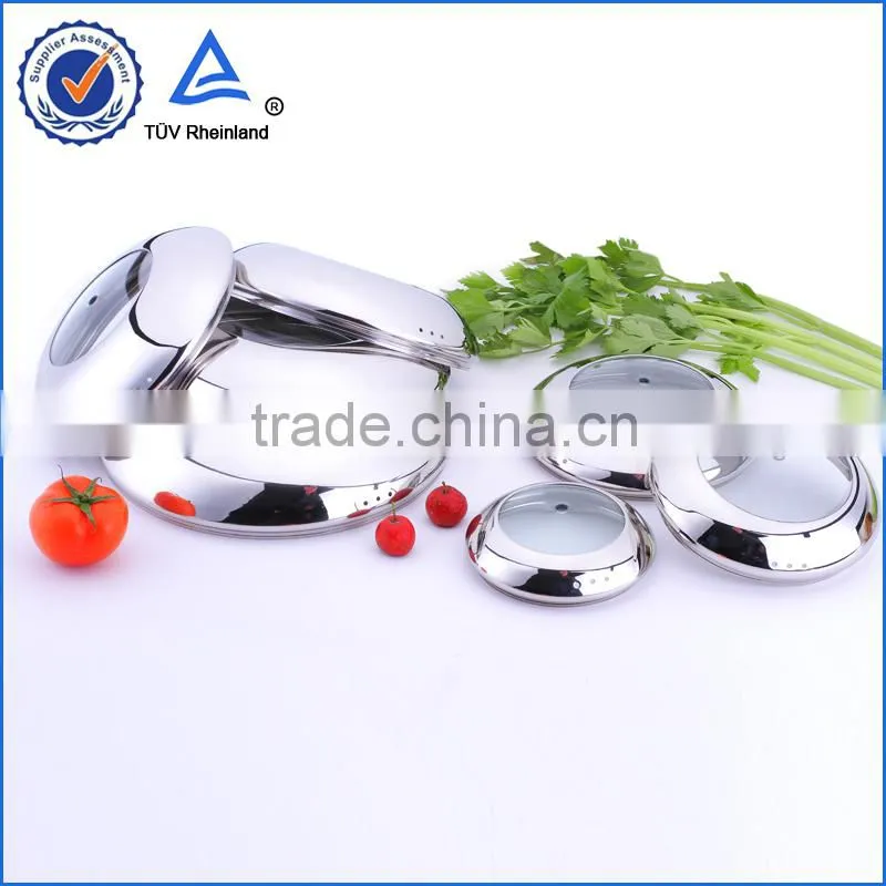 Wholesale combianed glass cover for deep pot