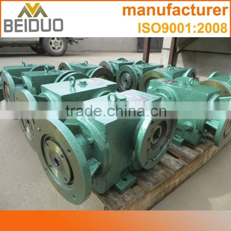 Helical gear reducer designed as request