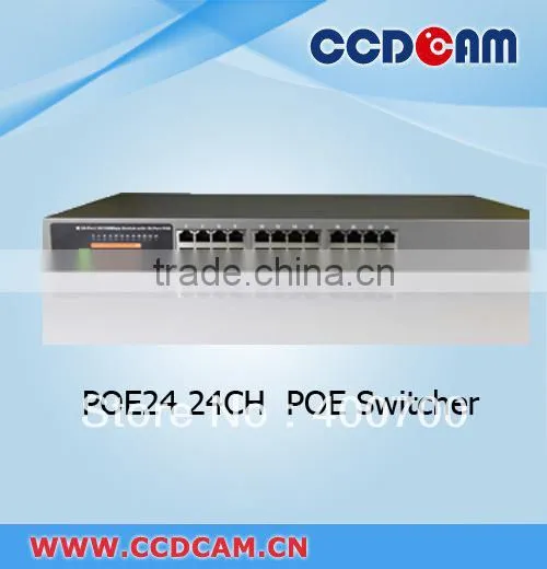 24 port poe switch for home security surveillance camera