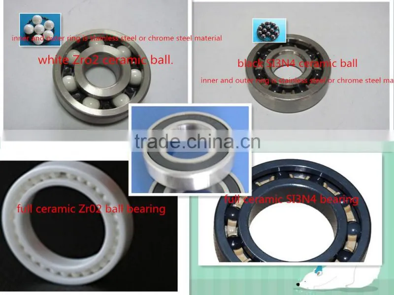 Skateboard ceramic bearing 608 china ball bearing supplier