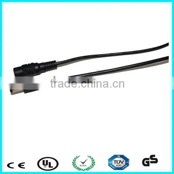 China alibaba 12v 5.52.5mm male to female dc cable