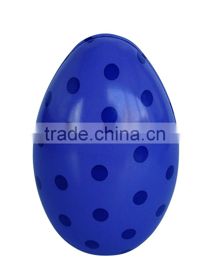 2016 cute egg shape metal candy tin box easter gift tin can