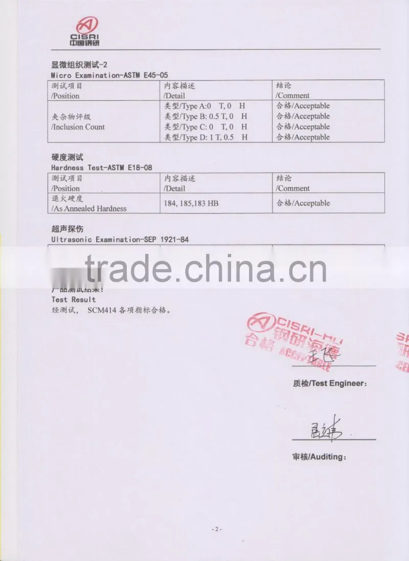 2083 ISO-B Mould Steel Plate