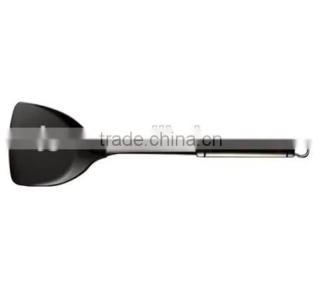 Stainless Steel Kitchen Utensil Long Handle Slotted Pancake silicon spatula shovel
