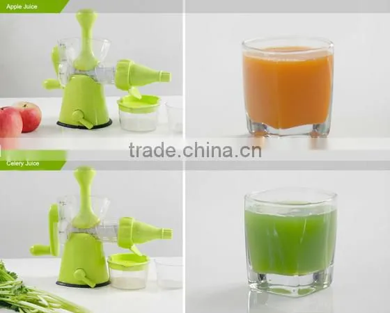 Latest 3 In 1 Manual Orange Juicer With Hand Crank
