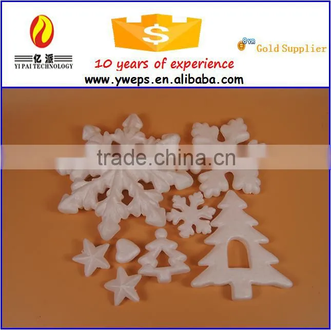 Christams holiday styrofoam snowflake