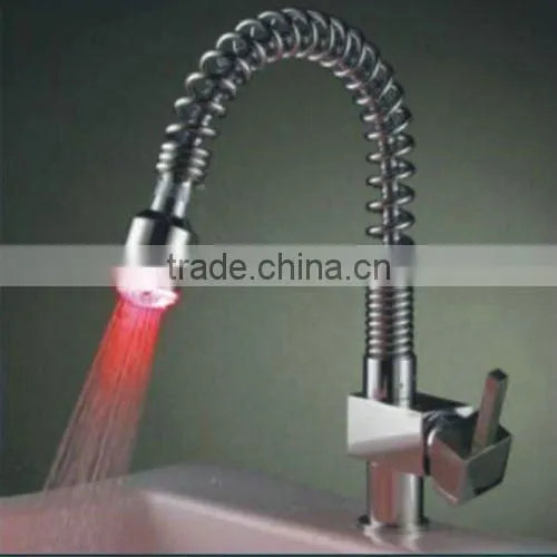 luxury high quality led kitchen faucet pull out kitchen faucet