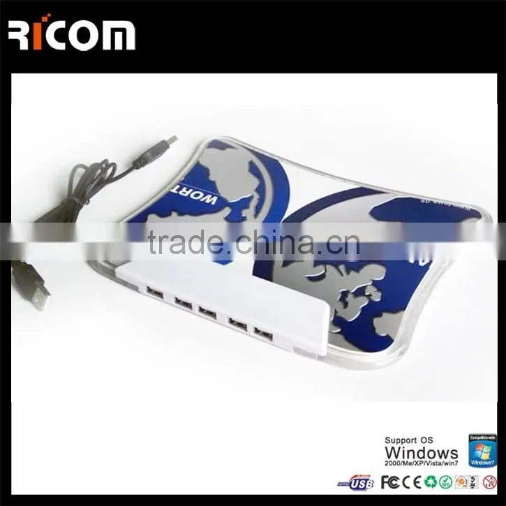 custom usb hub gaming mouse pad,USB HUB mouse pad with speaker--MP207