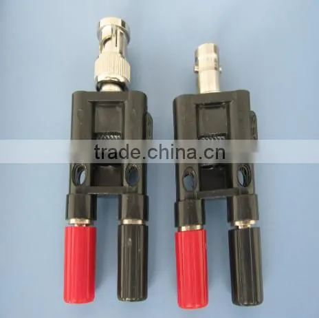 BCN PLUG TO DOUBLE, BINDING POST CONNECTOR