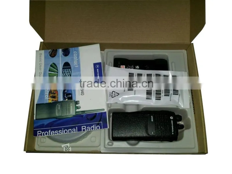 Best price 5w handheld analog professional uhf vhf two way radio for Motorola GP340