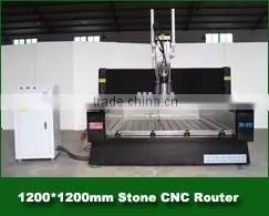 Heavy Duty Stone Engraving CNC Router 1300*2500mm With Yaskawa Servo Motor DSP Offline Control 5.5Kw Spindle ZK-1325
