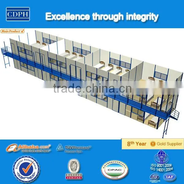 prefab steel frame cabin model building mobile house with EPS panel for sale