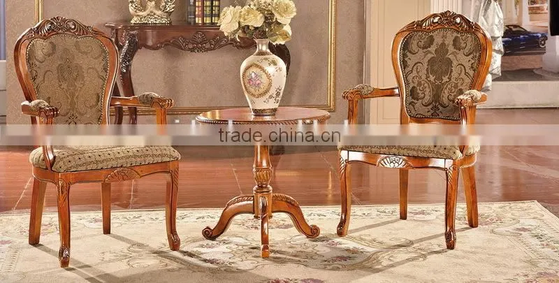 Round side table with armchairs (NG2661&NG2635A)