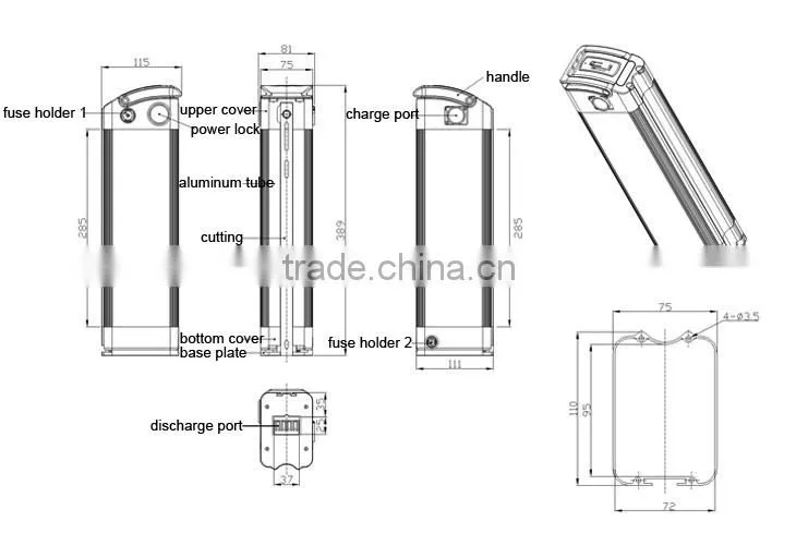 electric bicycle battery 48v