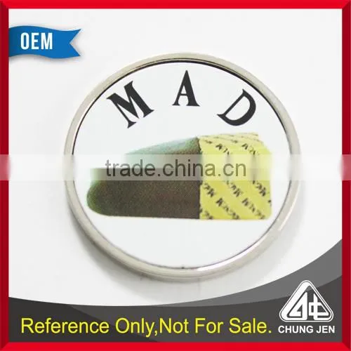 Customized cheap printing euro supermarket trolley silver metal coin