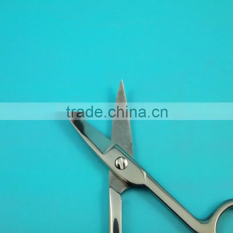 3.5mm thickness squared hole handle beauty manicure scissors
