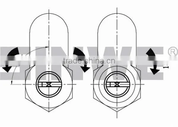 2400 the new high chrome master system lock from China