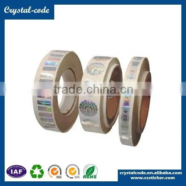 Handmade ID card secure genuine hologram sticker
