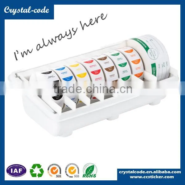 High quality custom peel off stickers,high gloss sticker