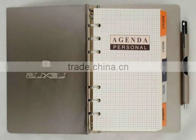 Leather notebook