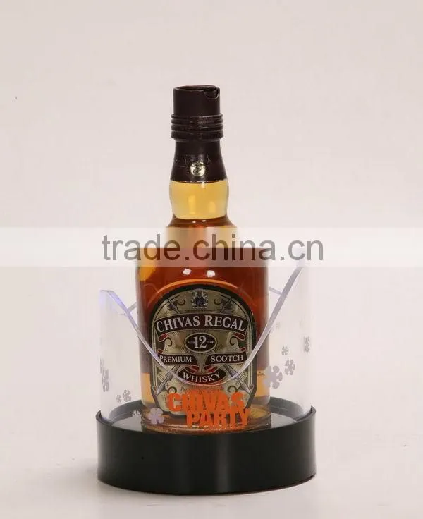 High quality antique led acrylic bottle glorifier