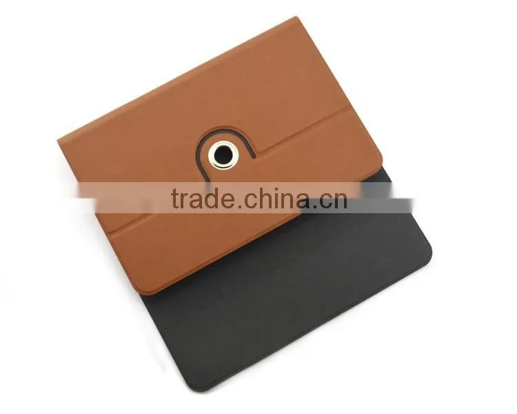 Magnet closure full protect stand handheld brief leather cover for ipad